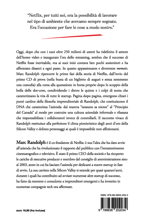 Non funzionerà mai, Marc Randolph