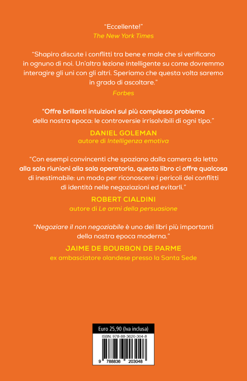Daniel Shapiro, Negoziare il non negoziabile