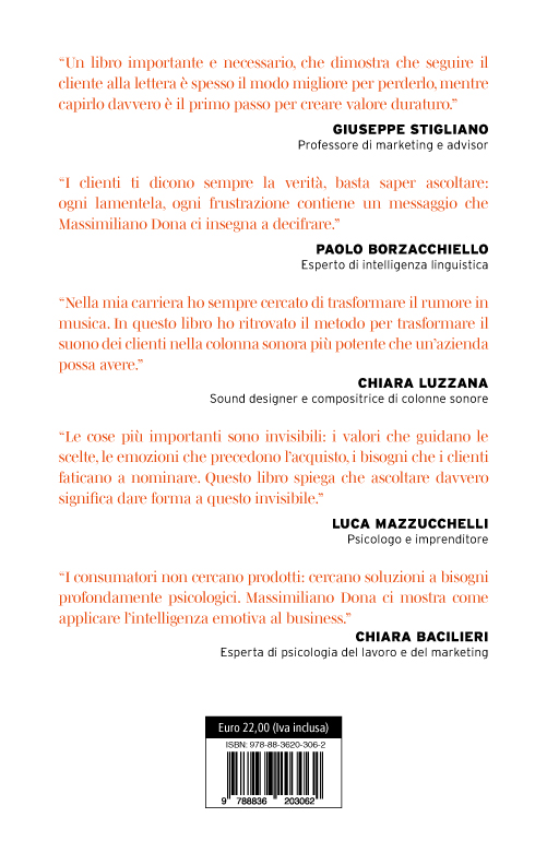 Il cliente non ha sempre ragione ma conviene ascoltarlo, Massimiliano Dona